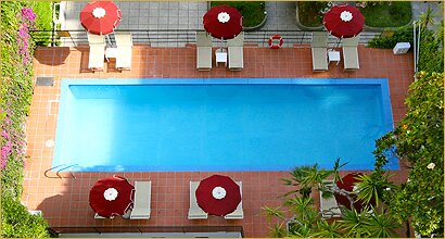 La piscina dell'Hotel Principe